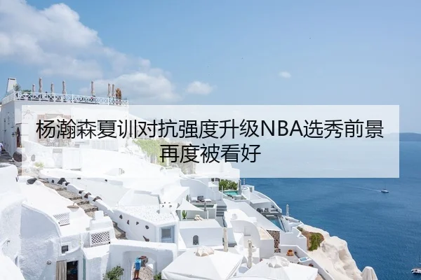 杨瀚森夏训对抗强度升级NBA选秀前景再度被看好